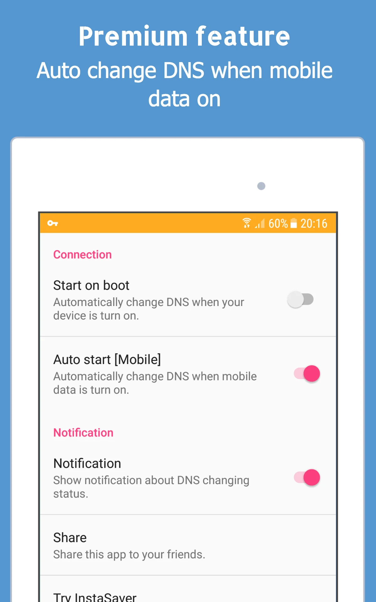 Change DNS (No Root 5G/Wifi) screenshot