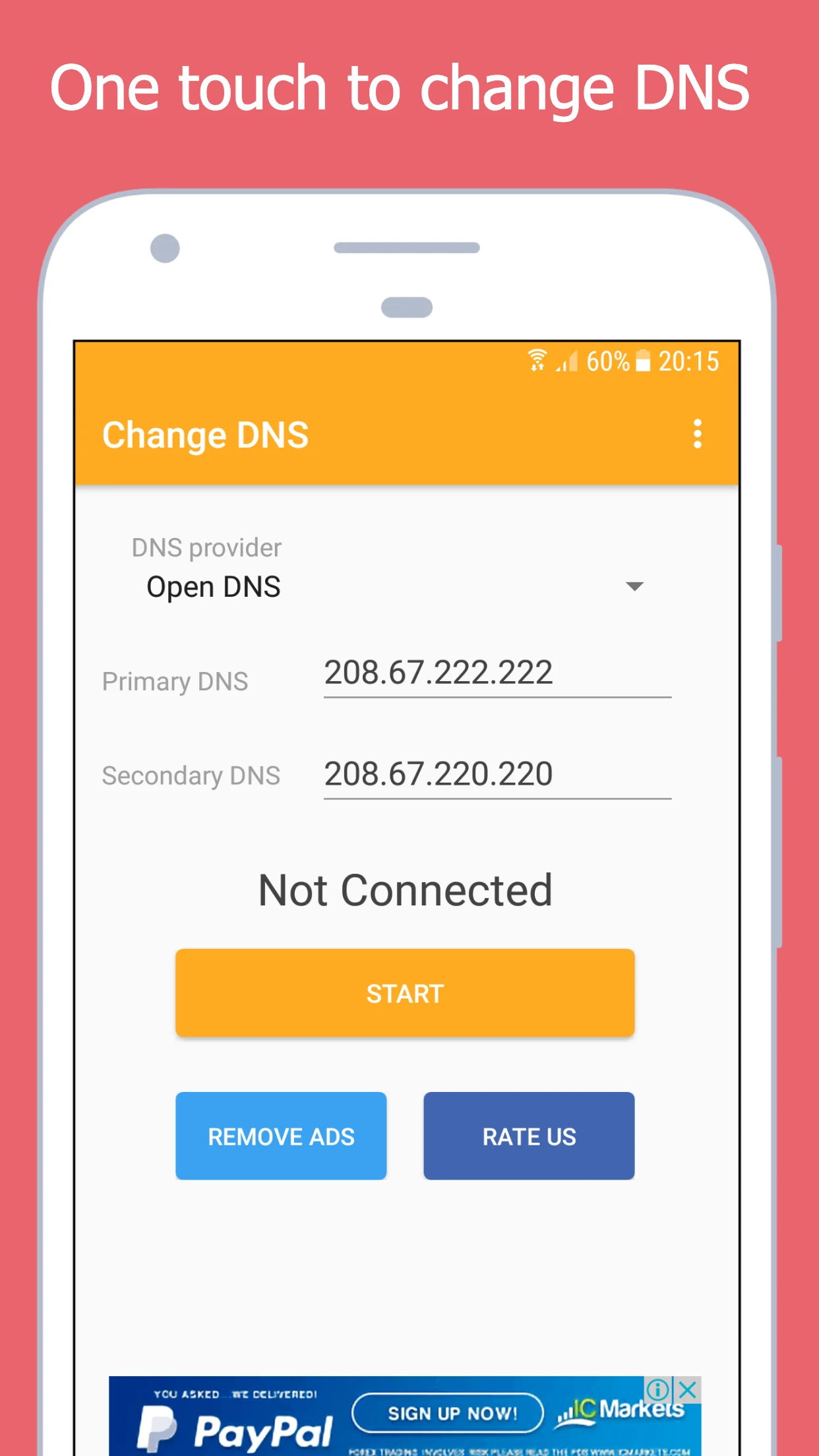 Change DNS (No Root 5G/Wifi) screenshot