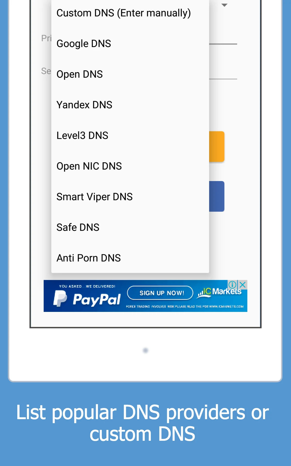 Change DNS (No Root 5G/Wifi) screenshot
