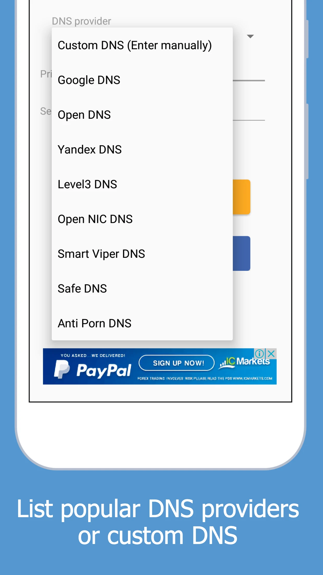Change DNS (No Root 5G/Wifi) screenshot