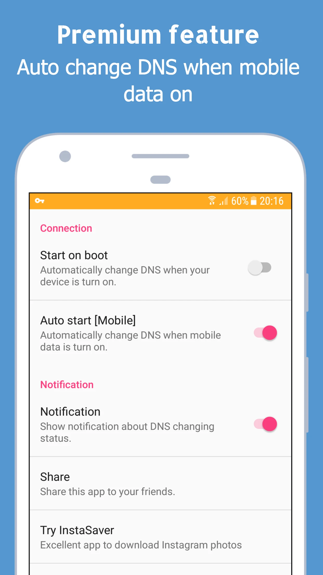 Change DNS (No Root 5G/Wifi) screenshot
